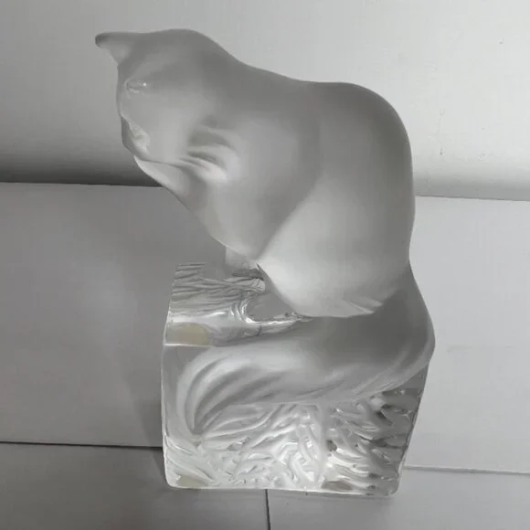 Lalique crystal cat - Picture 2 of 5